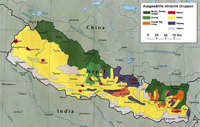 bevölkerun in nepal