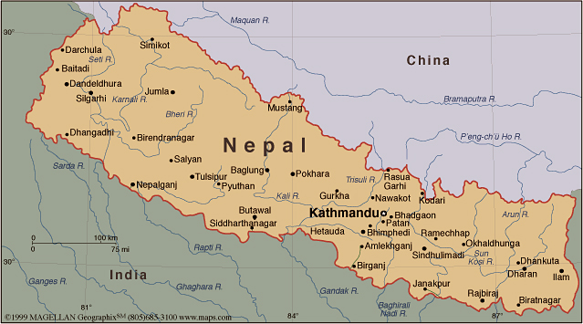 Nepalkarte